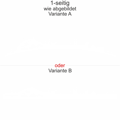 Preview: Wohnmobilaufkleber Skyline Baden-Württemberg - wie abgebildet - Ansicht Farbauswahl - Varianten A und B