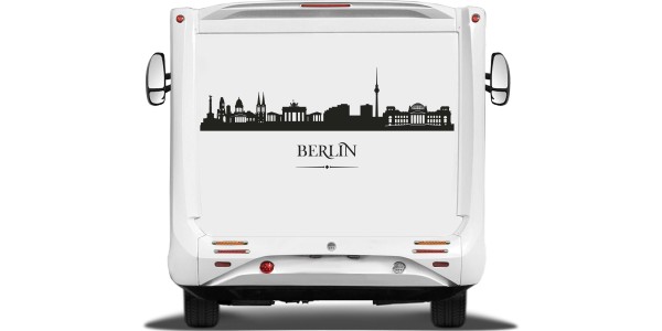 Berliner Skyline als Wohnmobilaufkleber