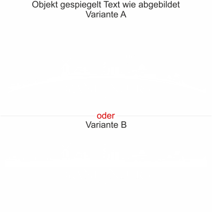 Wohnmobilaufkleber Skyline Brandenburg - gespiegelt - Text wie abgebildet - Ansicht Farbauswahl - Varianten A und B