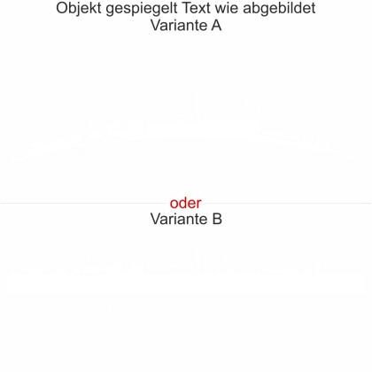 Wohnmobilaufkleber Skyline Mecklenburg-Vorpommern - gespiegelt - Text wie abgebildet - Ansicht Farbauswahl - Varianten A und B