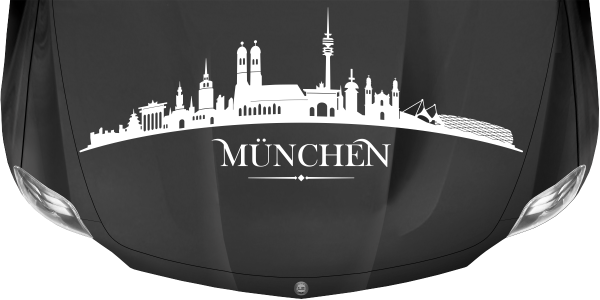 Preview: Wohnmobilaufkleber Skyline München Preview: Wohnmobilaufkleber Skyline München
