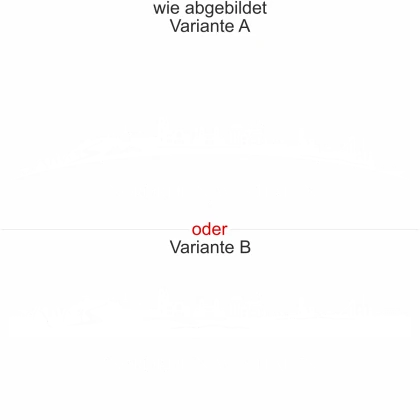 Wohnmobilaufkleber Skyline von Nordrhein-Westfalen - wie abgebildet - Ansicht Farbauswahl - Varianten A und B