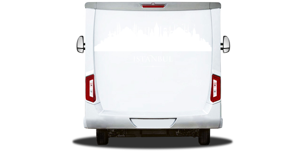 Wohnmobilaufkleber Skyline von Istanbul