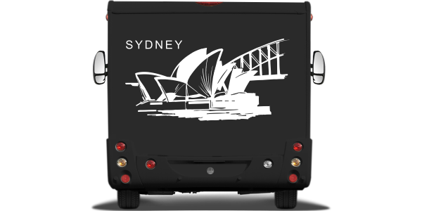 Preview: Wohnmobilaufkleber Sydney Preview: Wohnmobilaufkleber Sydney