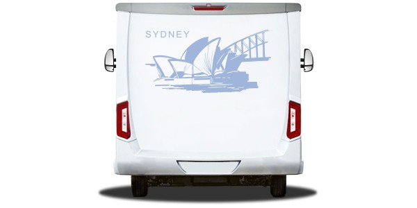 Wohnmobilaufkleber Sydney