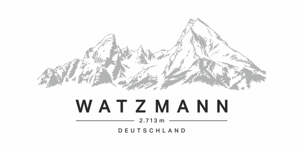 Wohnmobilaufkleber Watzmann
