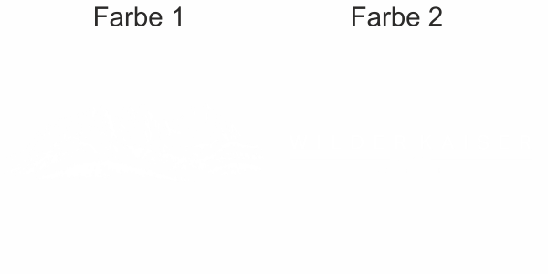 Wohnmobilaufkleber Wilder Kaiser - Ansicht Farbauswahl