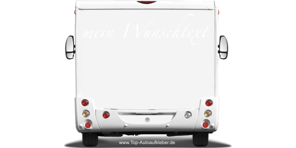 Preview: Wohnmobilaufkleber Wunschtext | 1