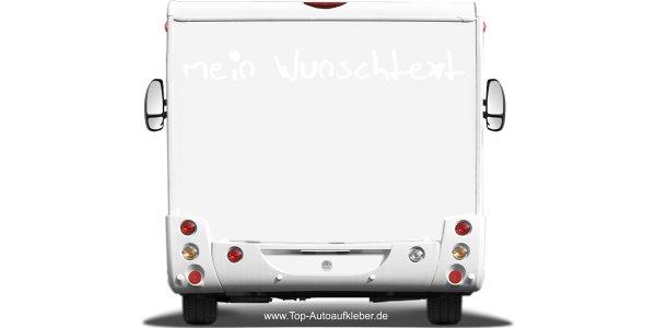 Preview: Wohnmobilaufkleber Wunschtext | 12