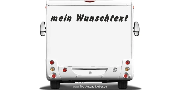 Wohnmobilaufkleber Wunschtext | 13