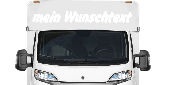 Wohnmobilaufkleber Wunschtext | 13
