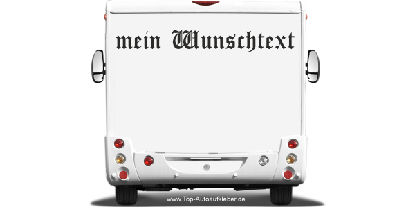 Preview: Wohnmobilaufkleber Wunschtext | 16