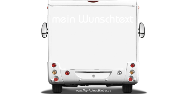 Preview: Wohnmobilaufkleber Wunschtext | 18