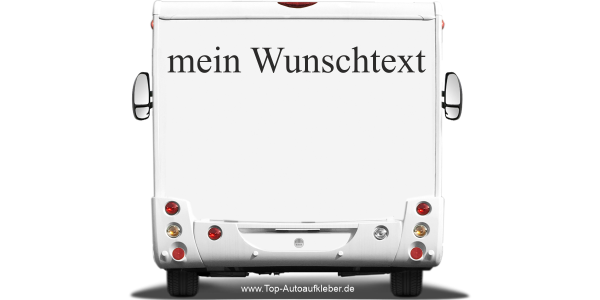 Preview: Wohnmobilaufkleber Wunschtext | 20