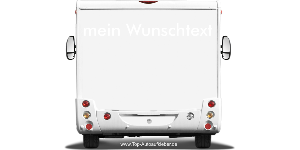 Preview: Wohnmobilaufkleber Wunschtext | 23