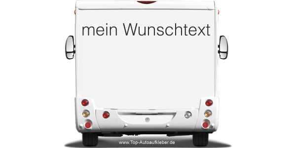 Preview: Wohnmobilaufkleber Wunschtext | 25