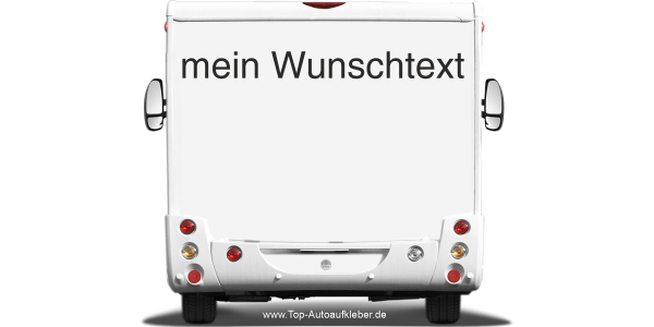 Preview: Wohnmobilaufkleber Wunschtext | 26