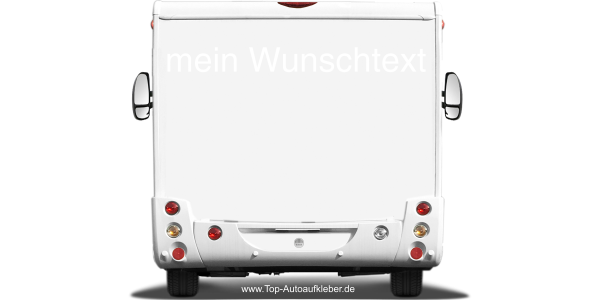 Preview: Wohnmobilaufkleber Wunschtext | 26