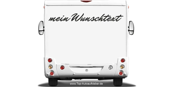 Wohnmobilaufkleber Wunschtext | 7