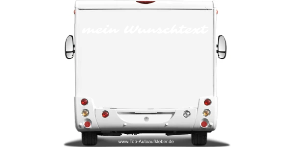 Wohnmobilaufkleber Wunschtext | 8