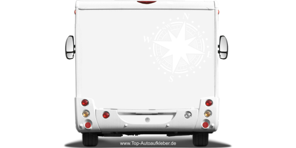 Preview: Wohnmobildekor Kompassrose Preview: Wohnmobildekor Kompassrose