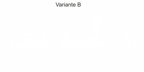 Wohnmobildekor Skyline Dresden