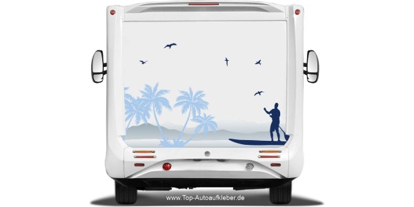 Wohnmobildekor Stand Up Paddling
