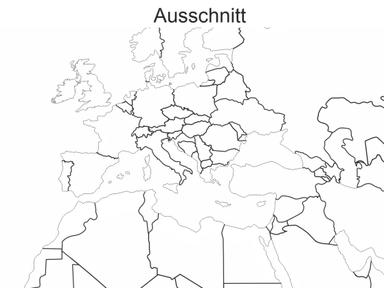 Wohnmobildekor Weltkarte