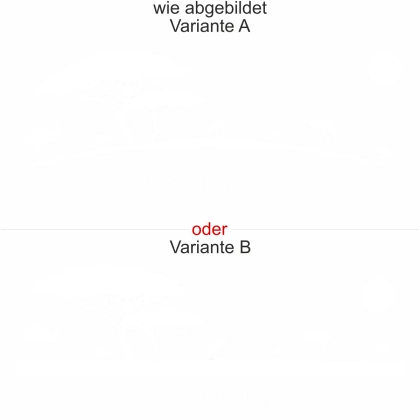 Wohnmobilsticker Australien - Ansicht Variante und Farbauswahl