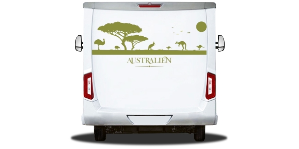 Preview: Wohnmobilsticker Australien Preview: Wohnmobilsticker Australien