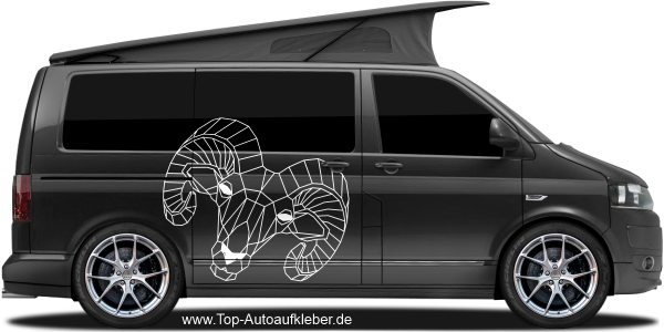 Preview: Wohnmobilaufkleber Geometrie Widder Preview: Wohnmobilaufkleber Geometrie Widder