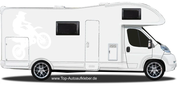 Wohnmobil Aufkleber Motocross Wohnmobil Aufkleber Motocross