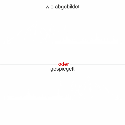 Preview: Wohnwagenaufkleber Berge und Waldskyline