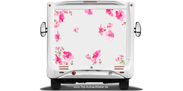 Preview: Autoaufkleber Blüten Set Hibiskus | Frei platzierbares Blumen Set Preview: Autoaufkleber Blüten Set Hibiskus | Frei platzierbares Blumen Set