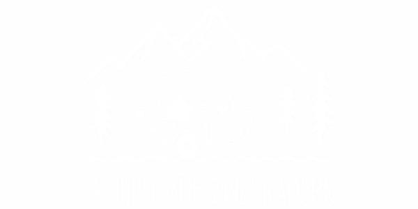 Wohnwagenaufkleber Freiheit auf zwei Rädern - Ansicht Farbauswahl