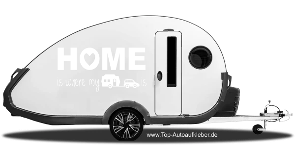 Wohnwagendekor Home auf Wohnwagenseite - Ansicht Farbauswahl