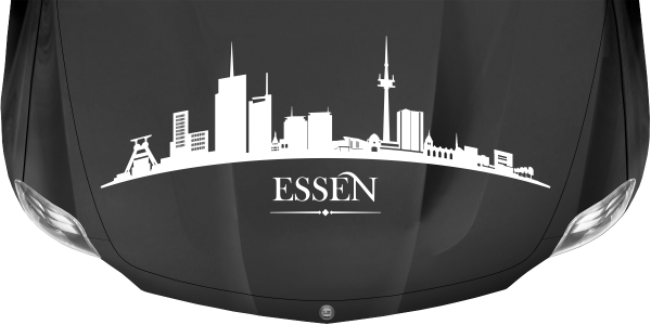 Preview: Wohnwagenfolie Skyline Essen Preview: Wohnwagenfolie Skyline Essen
