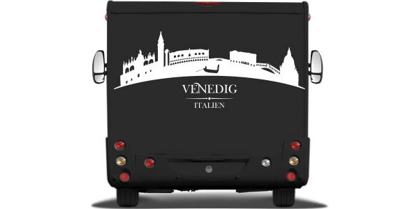 Preview: Wohnwagenfolie Skyline von Venedig Preview: Wohnwagenfolie Skyline von Venedig