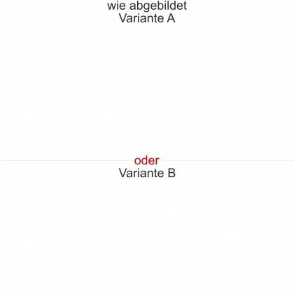 Wohnmobilsticker Kenia - Ansicht Ausrichtung - Variante und Farbauswahl