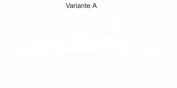 Wohnmobildekor Skyline Dresden