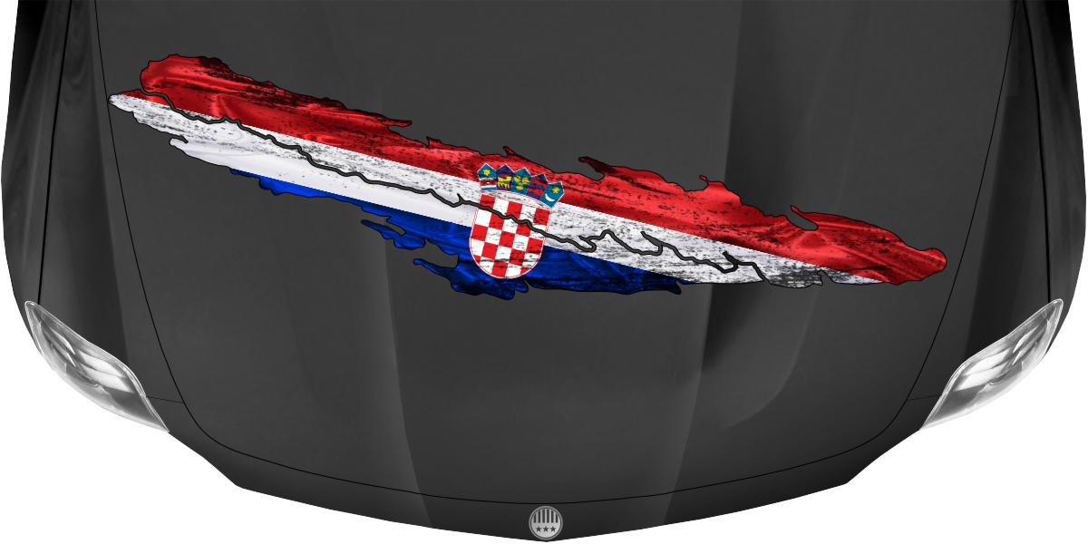 Autofahne Kroatien Fans Kroatische Fahne