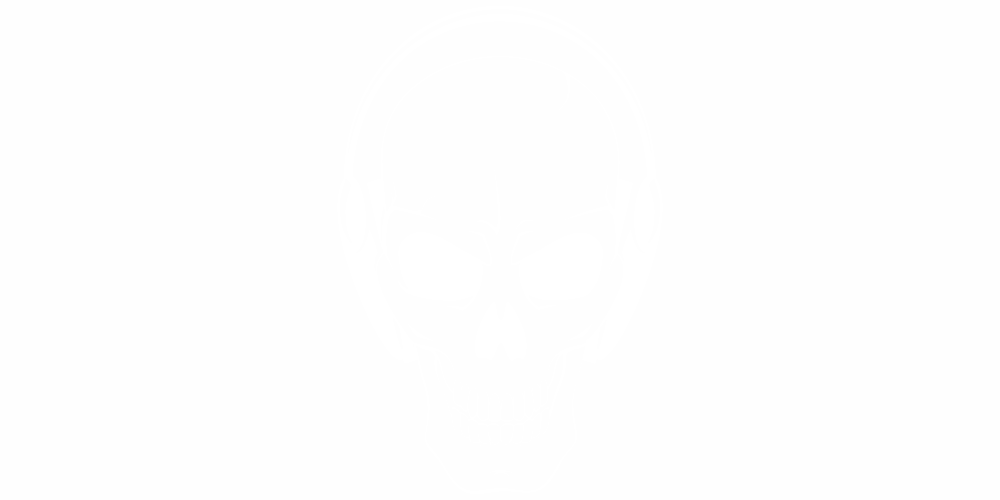 Aufkleber Skull mit Kopfhörern