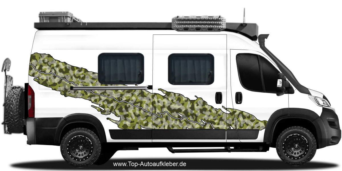 Auto Klebefolie Camouflage Design