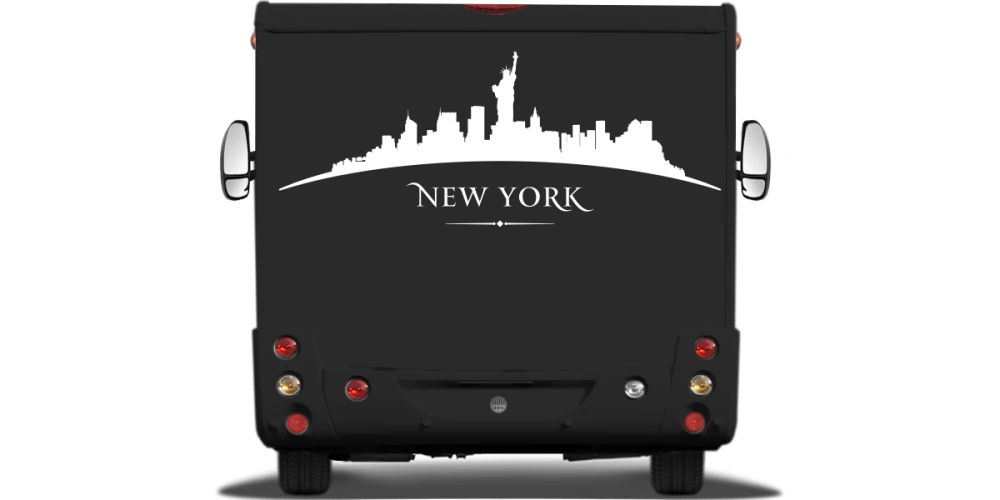 Wohnmobilsticker Skyline New York Wohnmobilsticker Skyline New York