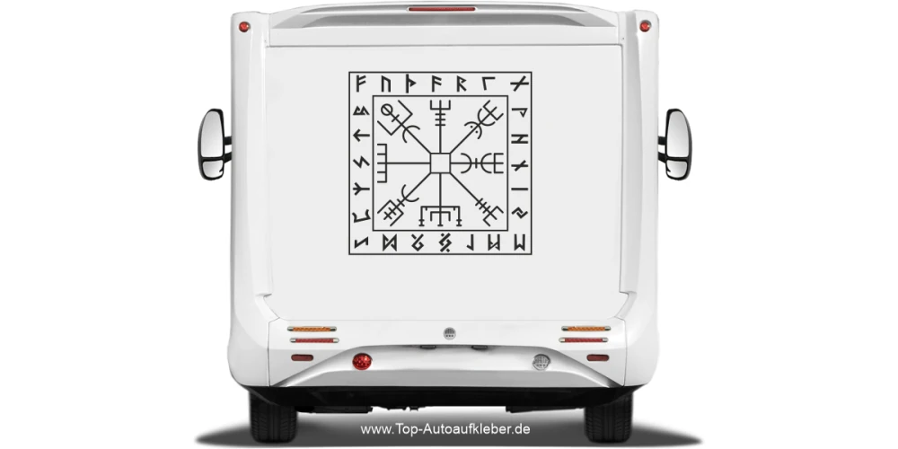 Camper Aufkleber Wegkompass der Wikinger