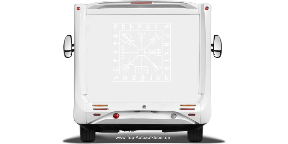 Camper Aufkleber Wegkompass der Wikinger