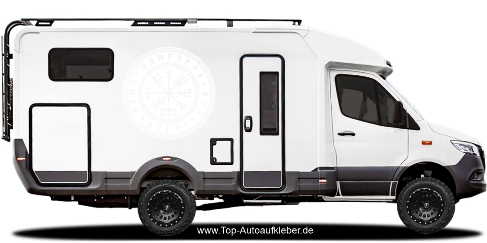 Autoaufkleber Wegzeichen Midgards | Set für beide Fahrzeugseiten