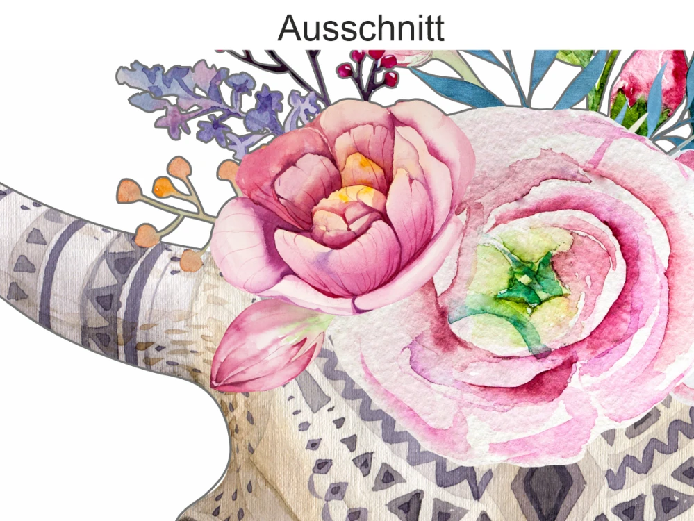 Autosticker Dekorativer Tierschädel | Set für beide Fahrzeugseiten Autosticker Dekorativer Tierschädel | Set für beide Fahrzeugseiten