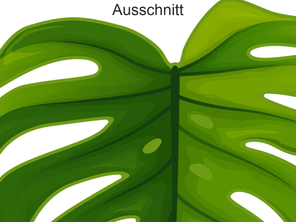 Autoaufkleber Dschungel Pflanzenset zur individuellen Platzierung