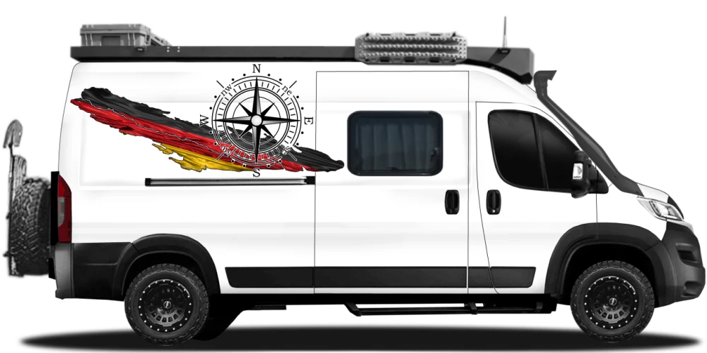 Hier die passende Windrose zur Ergänzung finden